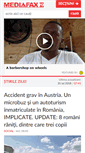 Mobile Screenshot of m.mediafax.ro