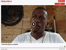 Tablet Screenshot of m.mediafax.ro